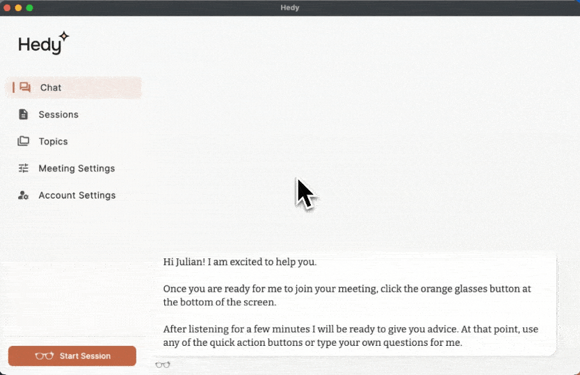 Comment téléverser un fichier audio ou vidéo existant dans Hedy pour analyse