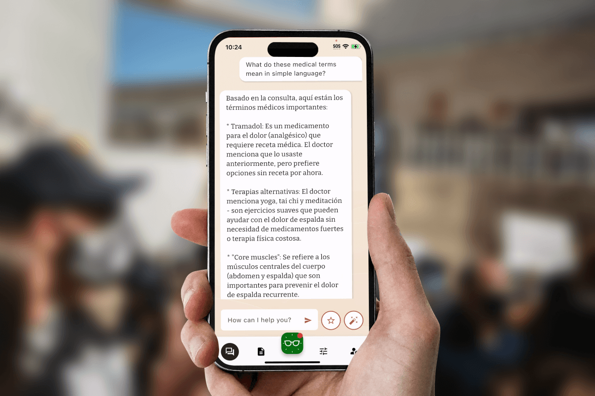Hedy provides multilingual patient support during medical appointments